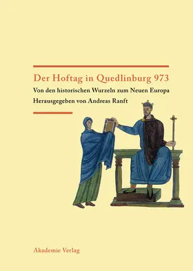 Ranft |  Der Hoftag in Quedlinburg 973 | Buch |  Sack Fachmedien