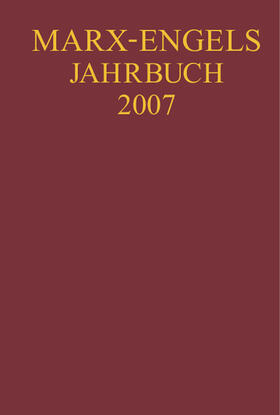 Bouvier / Golovina / Hubmann |  Marx-Engels-Jahrbuch 2007 | Buch |  Sack Fachmedien