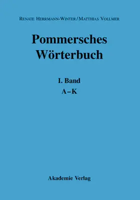 Herrmann-Winter / Vollmer |  A–K | Buch |  Sack Fachmedien