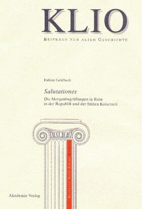 Goldbeck | Salutationes | Buch | 978-3-05-004899-4 | sack.de