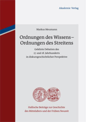 Meumann |  Ordnungen des Wissens - Ordnungen des Streitens | Buch |  Sack Fachmedien