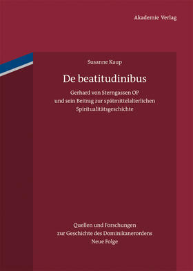 Kaup |  De beatitudinibus | Buch |  Sack Fachmedien