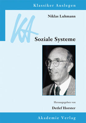 Horster |  Niklas Luhmann: Soziale Systeme | Buch |  Sack Fachmedien