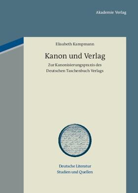 Kampmann |  Kanon und Verlag | Buch |  Sack Fachmedien