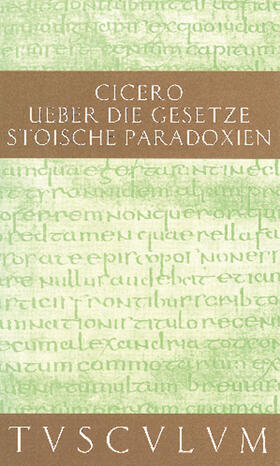 Cicero / Nickel |  De legibus / Über die Gesetze | Buch |  Sack Fachmedien