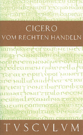 Cicero / Büchner |  Vom rechten Handeln | Buch |  Sack Fachmedien