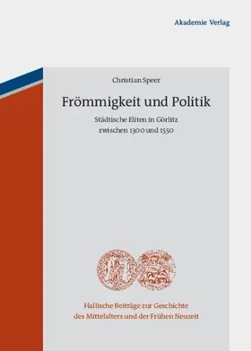 Speer |  Frömmigkeit und Politik | eBook | Sack Fachmedien