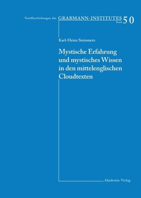 Steinmetz |  Mystische Erfahrung und mystisches Wissen in den mittelenglischen Cloud-Texten | eBook | Sack Fachmedien