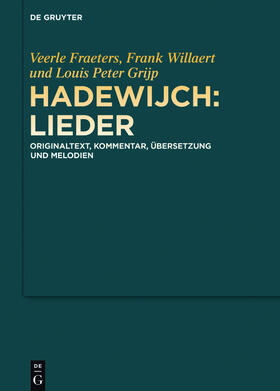 Fraeters / Willaert |  Hadewijch: Lieder | Buch |  Sack Fachmedien