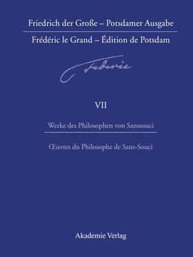 de Senarclens / Overhoff |  Werke des Philosophen von Sanssouci / Oeuvres du Philosophe de Sans-Souci | eBook | Sack Fachmedien