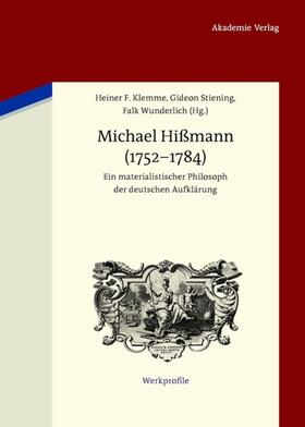 Klemme / Stiening / Wunderlich |  Michael Hißmann (1752-1784) | eBook | Sack Fachmedien