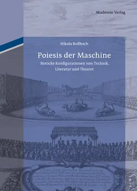 Roßbach |  Poiesis der Maschine | Buch |  Sack Fachmedien