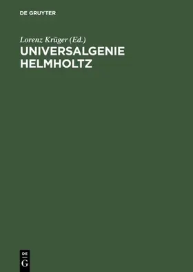 Krüger |  Universalgenie Helmholtz | eBook | Sack Fachmedien