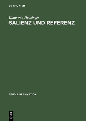 Heusinger |  Salienz und Referenz | eBook | Sack Fachmedien