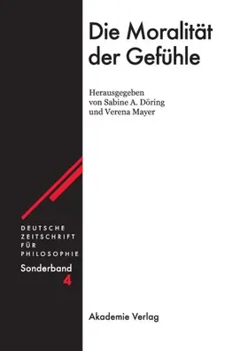 Döring / Mayer |  Die Moralität der Gefühle | eBook | Sack Fachmedien