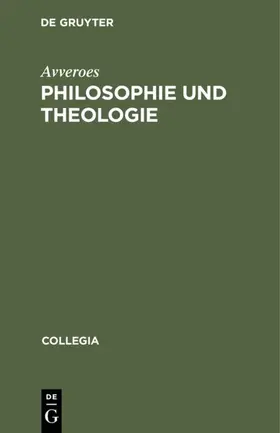 Avveroes |  Philosophie und Theologie | eBook | Sack Fachmedien