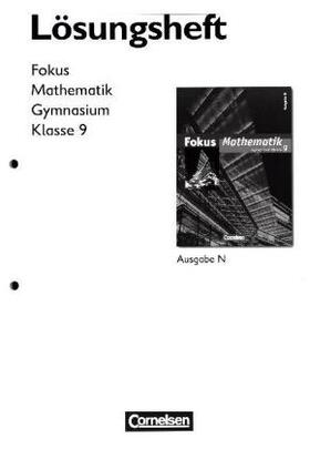 Block / Buddensiek / Euba |  Fokus Mathematik - Gymnasium - Ausgabe N / 9. Schuljahr - Lösungen zum Schülerbuch | Buch |  Sack Fachmedien