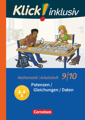 Jenert / Kühne |  Klick! inklusiv 9./10. Schuljahr - Arbeitsheft 2 - Potenzen / Gleichungen / Daten | Buch |  Sack Fachmedien