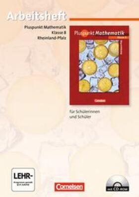 Felsch / Hinz / Sehr |  Pluspunkt Mathematik 8. Schuljahr. Arbeitsheft mit Lösungen und CD-ROM. Rheinland-Pfalz | Buch |  Sack Fachmedien
