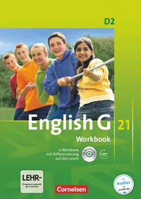 Seidl / Schwarz |  English G 21. Ausgabe D 2. Workbook mit e-Workbook und Audios Online | Buch |  Sack Fachmedien