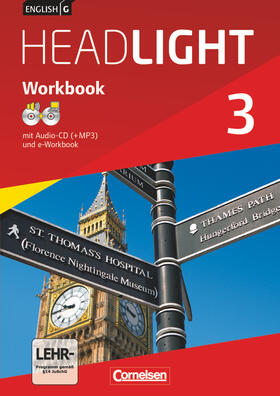 Berwick / Thorne |  English G Headlight 03: 7. Schuljahr. Workbook mit e-Workbook und Audios Online. Allgemeine Ausgabe | Buch |  Sack Fachmedien