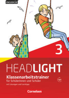 Schweitzer |  English G Headlight  3: 7. Schuljahr. Klassenarbeitstrainer mit Lösungen und Audios online | Buch |  Sack Fachmedien