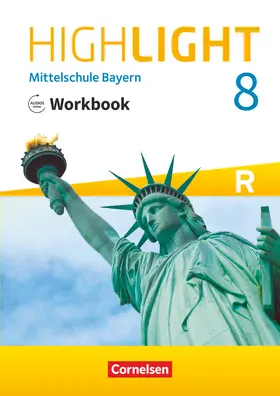  Highlight 8. Jahrgangsstufe - Mittelschule Bayern - Workbook mit Audios online | Buch |  Sack Fachmedien