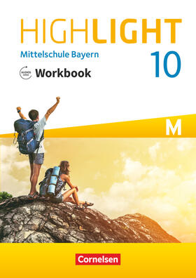  Highlight 10. Jahrgangsstufe - Mittelschule Bayern - Workbook mit Audios online | Buch |  Sack Fachmedien