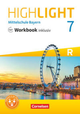  Highlight - Mittelschule Bayern - 7. Jahrgangsstufe - Workbook inklusiv mit Audios online | Buch |  Sack Fachmedien