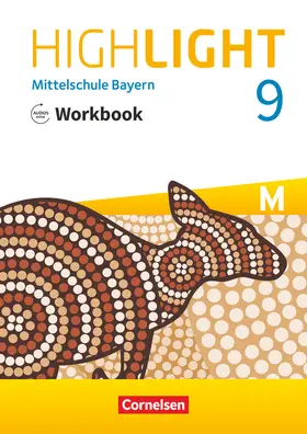  Highlight 9. Jahrgangsstufe - Mittelschule Bayern - Workbook mit Audios online | Buch |  Sack Fachmedien