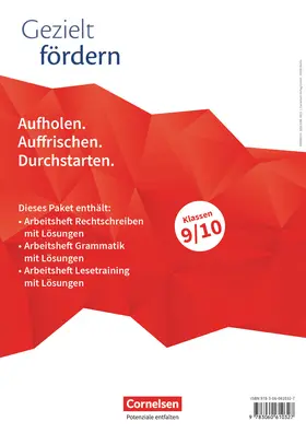  Gezielt fördern 9./10. Schuljahr. Thematische Arbeitshefte im Paket | Buch |  Sack Fachmedien