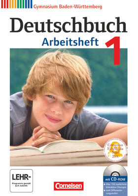Diehm / Schurf / Fingerhut |  Deutschbuch 1: 5. Schuljahr. Arbeitsheft mit Lösungen und Übungs-CD-ROM.  Gymnasium Baden-Württemberg | Buch |  Sack Fachmedien