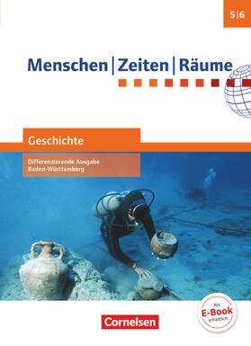 Brokemper / Potente / Köster |  Menschen Zeiten Räume - Geschichte Band 1: 5./6. Schuljahr - Differenzierende Ausgabe Baden-Württemberg - Schülerbuch | Buch |  Sack Fachmedien