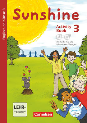 Beattie / Schröder / Keller |  Sunshine 3. Schuljahr - Allgemeine Ausgabe - Activity Book mit interaktiven Übungen auf scook.de | Buch |  Sack Fachmedien