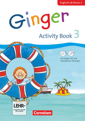 Kraaz / Simon |  Ginger - Early Start Edition 3. Schuljahr - Activity Book mit interaktiven Übungen auf scook.de | Buch |  Sack Fachmedien