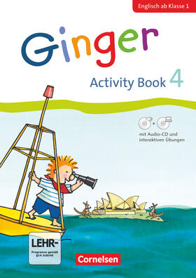 Caspari-Grote / Kraaz / Grandt |  Ginger - Early Start Edition - Activity Book 4. Englisch ab Klasse 1. Mit interaktiven Übungen online | Buch |  Sack Fachmedien