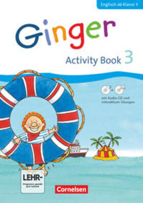 Caspari-Grote / Kraaz / Grandt |  Ginger 3. Schuljahr - Allgemeine Ausgabe - Activity Book mit interaktiven Übungen auf scook.de | Buch |  Sack Fachmedien