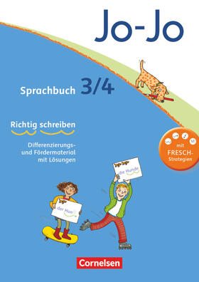 Mansour |  Jo-Jo Sprachbuch - Aktuelle allgemeine Ausgabe. 3./4. Schuljahr - Arbeitsblock | Buch |  Sack Fachmedien