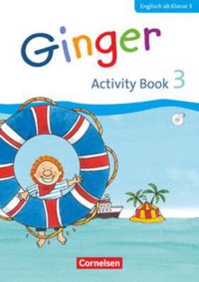 Völtz / Simon / Caspari-Grote |  Ginger 3. Schuljahr. Activity Book mit Audio-CD und Minibildkarten | Buch |  Sack Fachmedien