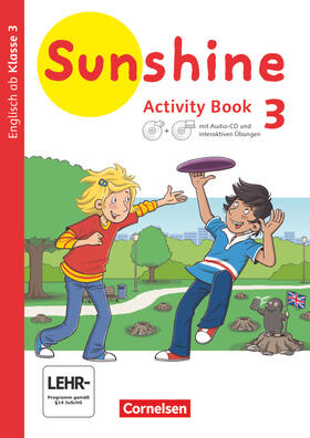  Sunshine 3. Schuljahr. Baden-Württemberg, Hessen, Niedersachsen - Activity Book mit interaktiven Übungen online | Buch |  Sack Fachmedien