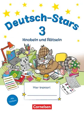 von Kuester / Webersberger |  Deutsch-Stars 3. Schuljahr. Knobeln und Rätseln - Übungsheft. Mit Lösungen | Buch |  Sack Fachmedien