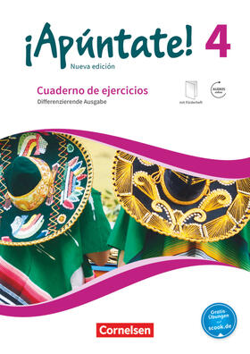 Elices Macias / Kolacki |  ¡Apúntate! Band 4 - Differenzierende Ausgabe - Cuaderno de ejercicios. Mit eingelegtem Förderheft und Audios online | Buch |  Sack Fachmedien