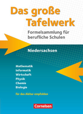  Das große Tafelwerk für berufliche Schulen. Formelsammlung Niedersachsen - Schülerbuch | Buch |  Sack Fachmedien