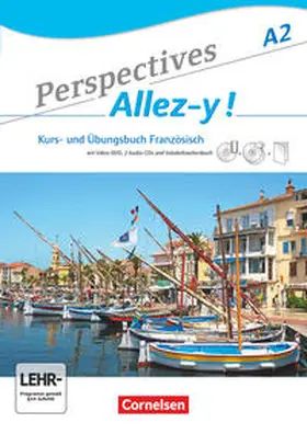 Delacroix / Freytag / Fischer |  Perspectives - Allez-y ! A2. Kurs- und Arbeitsbuch mit Lösungsheft und Vokabeltaschenbuch | Buch |  Sack Fachmedien