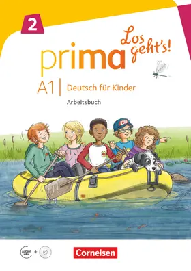 Obradovic / Valman / Sperling |  Prima - Los geht's! Band 2 - Arbeitsbuch mit Audio-CD und Stickerbogen | Buch |  Sack Fachmedien