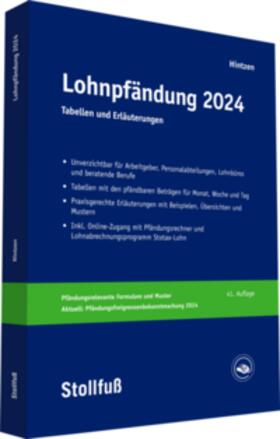 Hintzen | Lohnpfändung 2024 | Buch | 978-3-08-314024-5 | sack.de