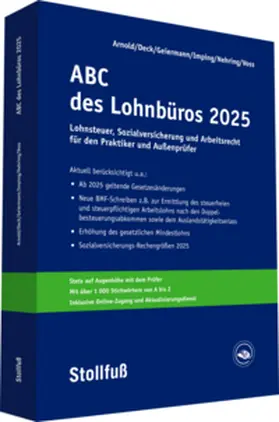 Imping / Geiermann / Deck | ABC des Lohnbüros 2025 | Buch | 978-3-08-327825-2 | sack.de