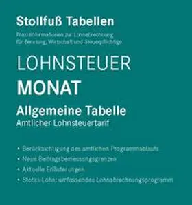  Tabelle, Lohnsteuer 2025 Monat | Buch |  Sack Fachmedien