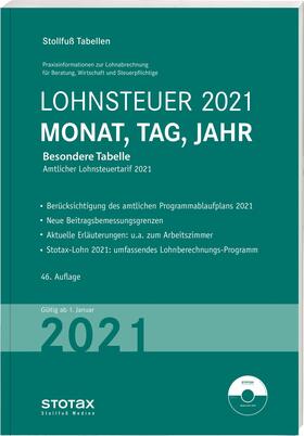  Tabelle, Lohnsteuer 2021 Monat, Tag, Jahr | Buch |  Sack Fachmedien