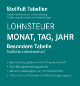  Tabelle, Lohnsteuer 2024, Monat, Tag, Jahr | Buch |  Sack Fachmedien